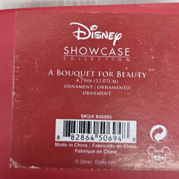 Lenox Disney Aurora Sleeping Beauty Pink Porcelain Christmas Ornament - Picture 9 of 9